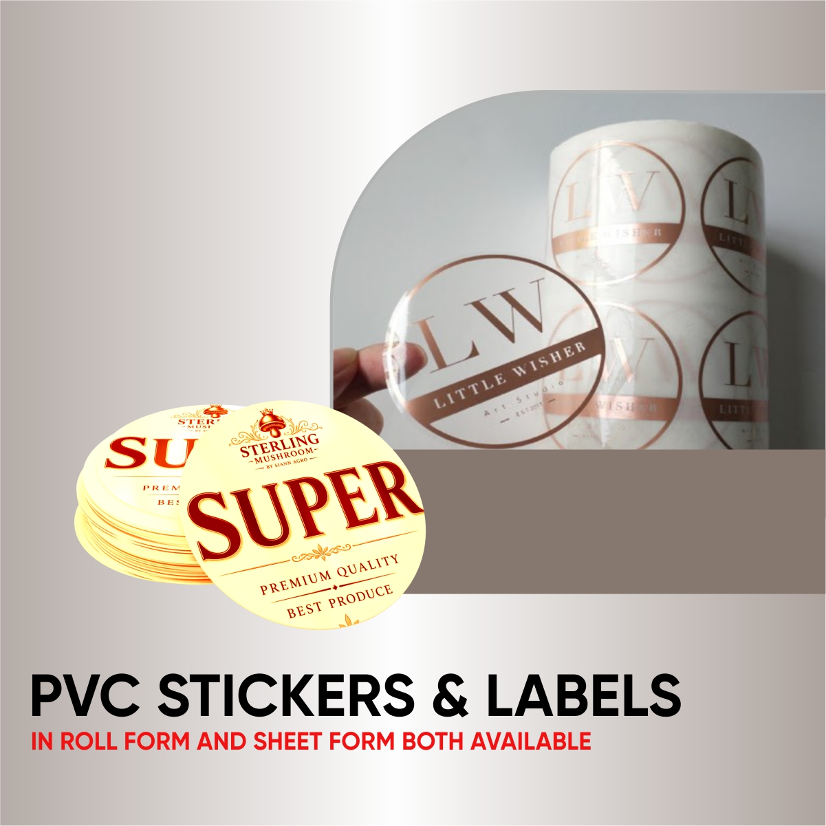 PVC Transparent Label